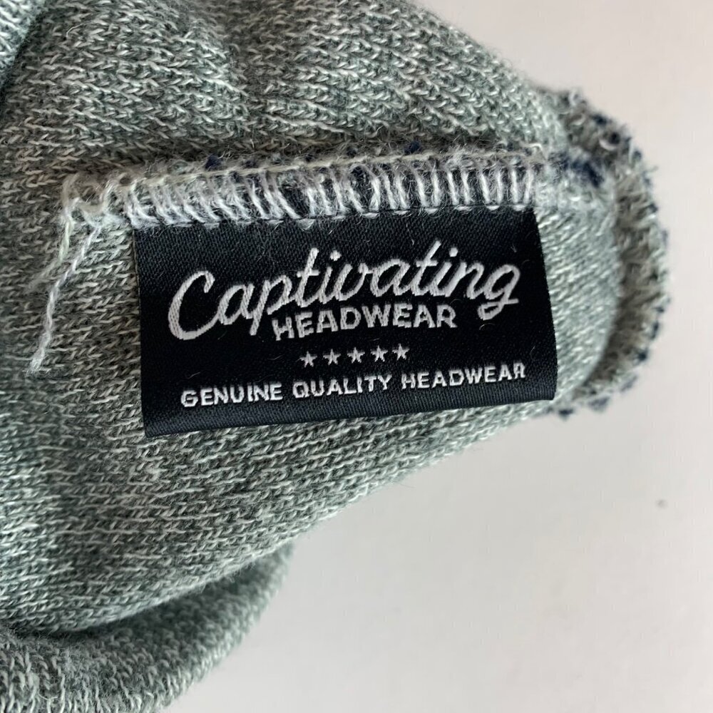 Arizona Wildcats NCAA Navy Blue Gray Captivating Knit Beanie Cap - Picture 3 of 4